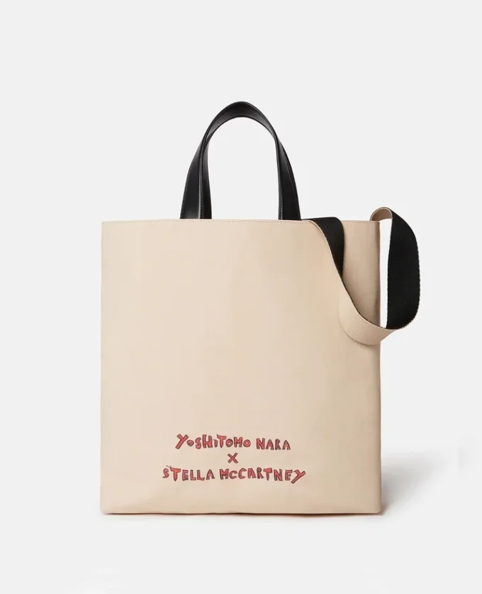 Sac cabas en toile de coton imprimé Twins I Sac cabas en toile de coton imprimé Twins I