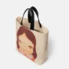 Sac cabas en toile de coton imprimé Twins I Sac cabas en toile de coton imprimé Twins I