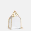 Sac cabas Falabella à effet chromé miroir Sac cabas Falabella à effet chromé miroir