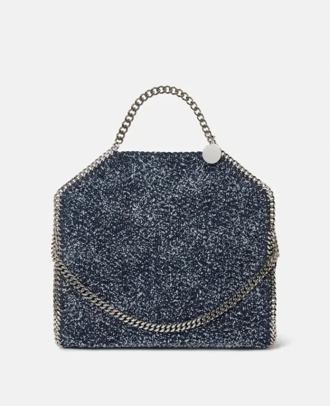 Sac cabas Falabella à rabat en bouclé