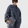 Sac cabas Falabella à rabat en bouclé