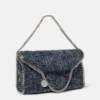 Sac cabas Falabella à rabat en bouclé
