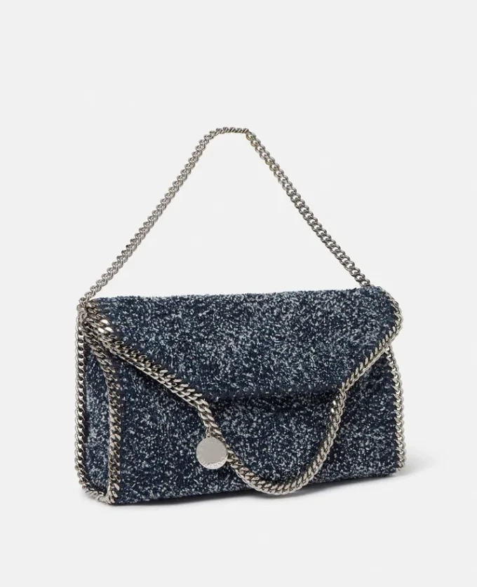 Sac cabas Falabella à rabat en bouclé