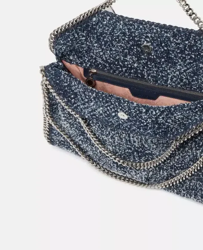 Sac cabas Falabella à rabat en bouclé