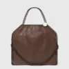 Sac cabas Falabella à rabat en émail