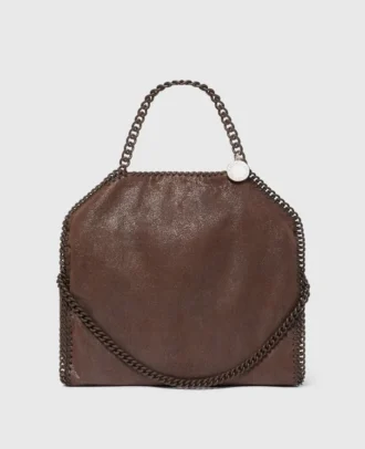 Sac cabas Falabella à rabat en émail