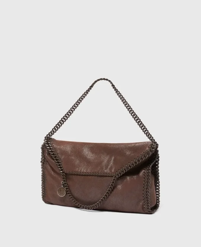 Sac cabas Falabella à rabat en émail