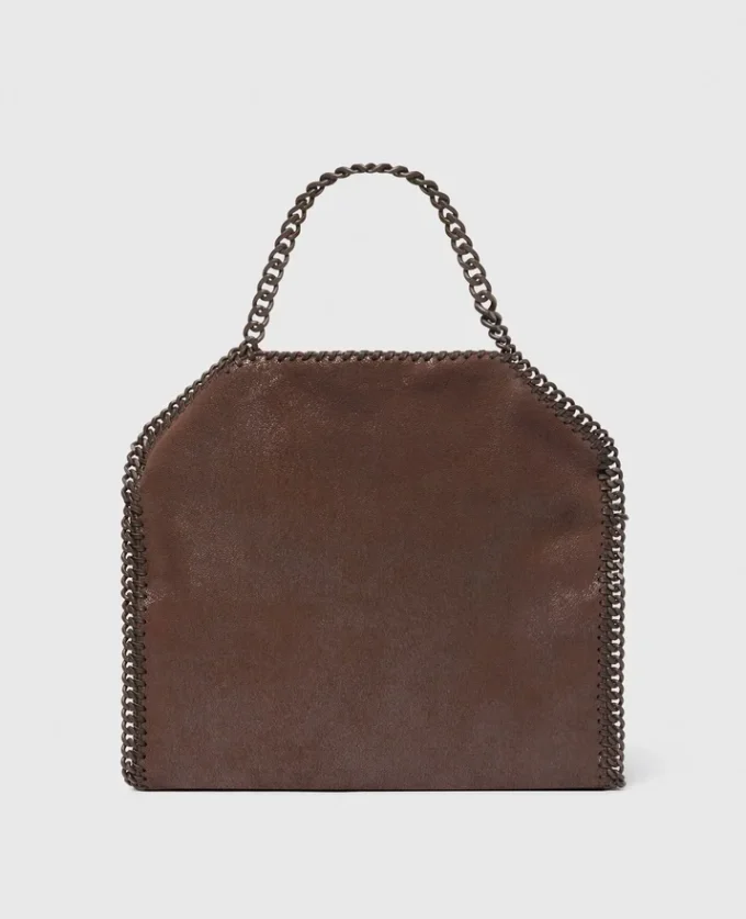 Sac cabas Falabella à rabat en émail