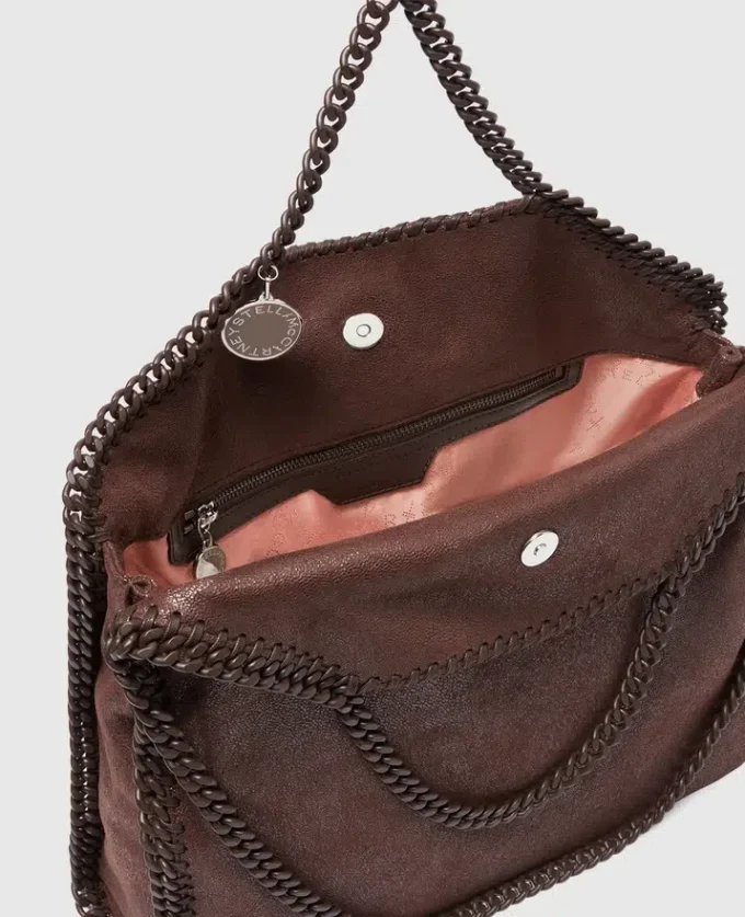 Sac cabas Falabella à rabat en émail