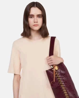 Sac cabas Frayme à effet croco gaufré