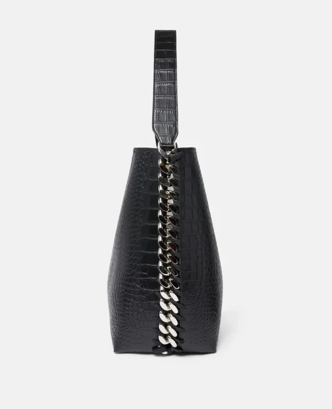 Sac cabas Frayme à effet croco gaufré Sac cabas Frayme à effet croco gaufré