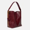 Sac cabas Frayme à effet croco gaufré Sac cabas Frayme à effet croco gaufré