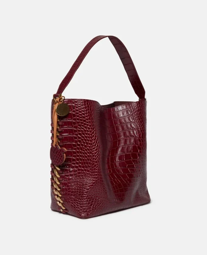 Sac cabas Frayme à effet croco gaufré Sac cabas Frayme à effet croco gaufré
