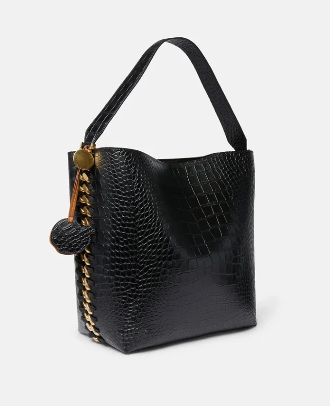 Sac cabas Frayme à effet croco gaufré Sac cabas Frayme à effet croco gaufré