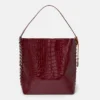 Sac cabas Frayme à effet croco gaufré Sac cabas Frayme à effet croco gaufré