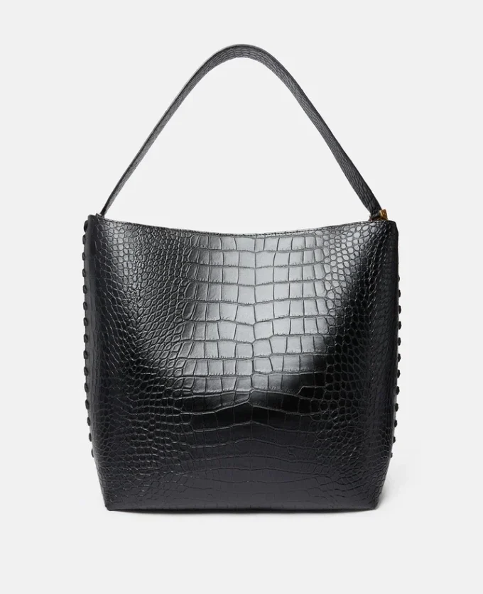 Sac cabas Frayme à effet croco gaufré Sac cabas Frayme à effet croco gaufré
