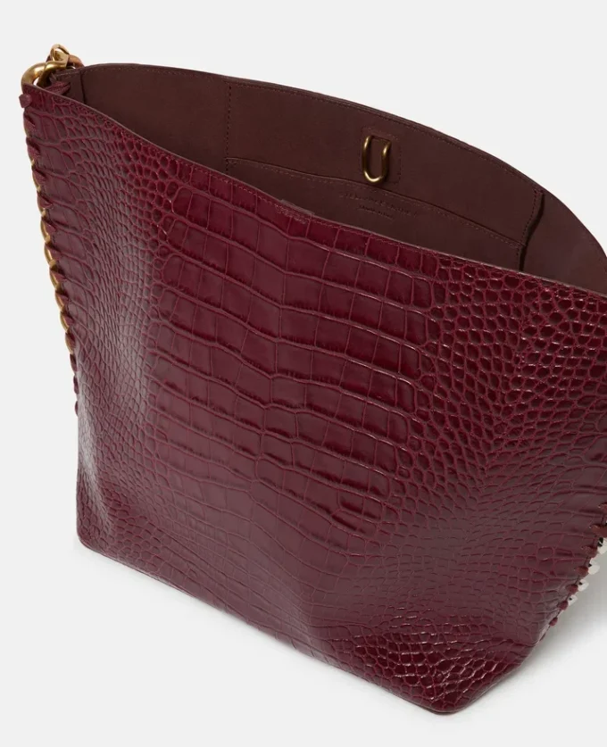 Sac cabas Frayme à effet croco gaufré Sac cabas Frayme à effet croco gaufré