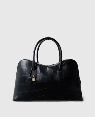Sac de week-end Ryder à motif crocodile en relief
