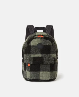 Sac à dos à imprimé à carreaux