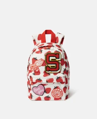 Sac à dos imprimé fraises