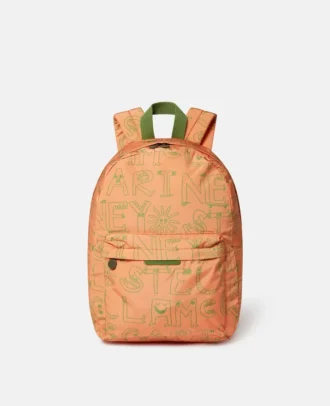 Sac à dos imprimé lettrage