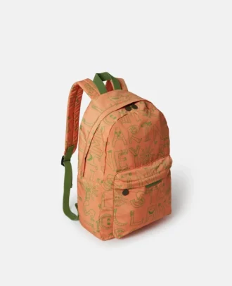Sac à dos imprimé lettrage