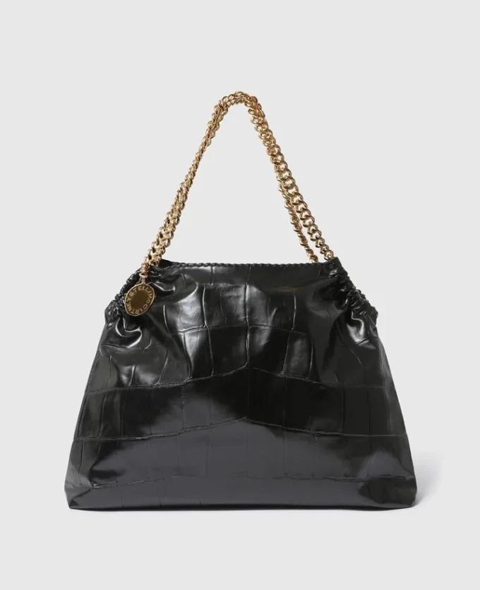 Sac fourre-tout à cordon Falabella en crocodile gaufré Sac fourre-tout à cordon Falabella en crocodile gaufré