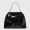 Sac fourre-tout à cordon Falabella en cuir verni Sac fourre-tout à cordon Falabella en cuir verni