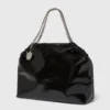 Sac fourre-tout à cordon Falabella en cuir verni Sac fourre-tout à cordon Falabella en cuir verni