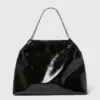 Sac fourre-tout à cordon Falabella en cuir verni Sac fourre-tout à cordon Falabella en cuir verni