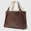 Sac fourre-tout doublé en peluche avec logo Sac fourre-tout doublé en peluche avec logo