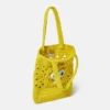 Sac fourre-tout en crochet avec motif Bob l’éponge Sac fourre-tout en crochet avec motif Bob l’éponge