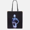 Sac fourre-tout en toile de coton biologique avec motif robot sexy Sac fourre-tout en toile de coton biologique avec motif robot sexy