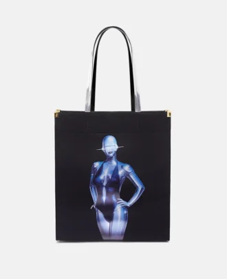 Sac fourre-tout en toile de coton biologique avec motif robot sexy