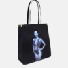 Sac fourre-tout en toile de coton biologique avec motif robot sexy Sac fourre-tout en toile de coton biologique avec motif robot sexy