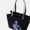 Sac fourre-tout en toile de coton biologique avec motif robot sexy Sac fourre-tout en toile de coton biologique avec motif robot sexy