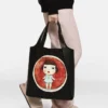 Sac fourre-tout en toile de coton imprimé Lonesome Puppy Sac fourre-tout en toile de coton imprimé Lonesome Puppy