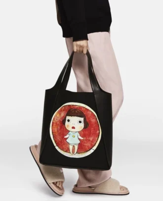 Sac fourre-tout en toile de coton imprimé Lonesome Puppy