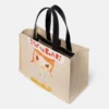 Sac fourre-tout en toile de coton imprimé « Stop the Bombs » Sac fourre-tout en toile de coton imprimé « Stop the Bombs »