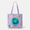 Sac fourre-tout en tricot graphique Stay Earthy Sac fourre-tout en tricot graphique Stay Earthy