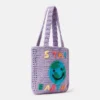 Sac fourre-tout en tricot graphique Stay Earthy Sac fourre-tout en tricot graphique Stay Earthy