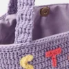 Sac fourre-tout en tricot graphique Stay Earthy Sac fourre-tout en tricot graphique Stay Earthy