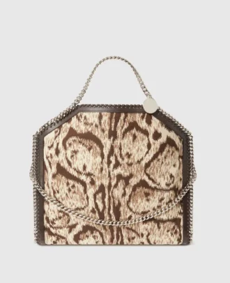 Sac fourre-tout à rabat Falabella Cloud Leopard
