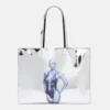 Sac fourre-tout Sexy Robot Graphic à effet chrome miroir Sac fourre-tout Sexy Robot Graphic à effet chrome miroir