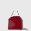Sac à main Falabella Tiny Tote en cuir verni froissé Sac à main Falabella Tiny Tote en cuir verni froissé