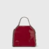 Sac à main Falabella Tiny Tote en cuir verni froissé Sac à main Falabella Tiny Tote en cuir verni froissé