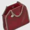 Sac à main Falabella Tiny Tote en cuir verni froissé Sac à main Falabella Tiny Tote en cuir verni froissé