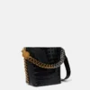 Sac seau Frayme à effet croco gaufré Sac seau Frayme à effet croco gaufré
