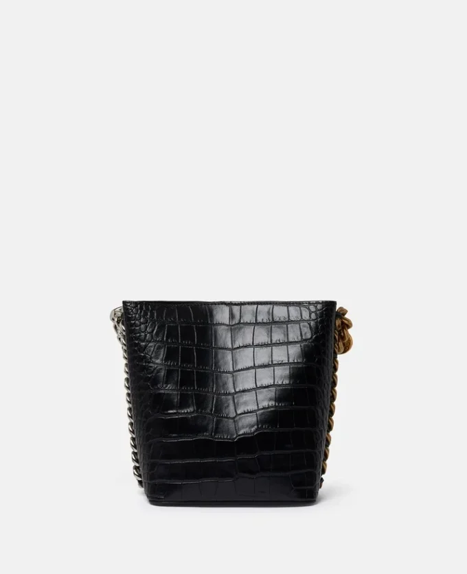 Sac seau Frayme à effet croco gaufré Sac seau Frayme à effet croco gaufré