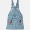Salopette en denim brodée « I Love You » Salopette en denim brodée « I Love You »